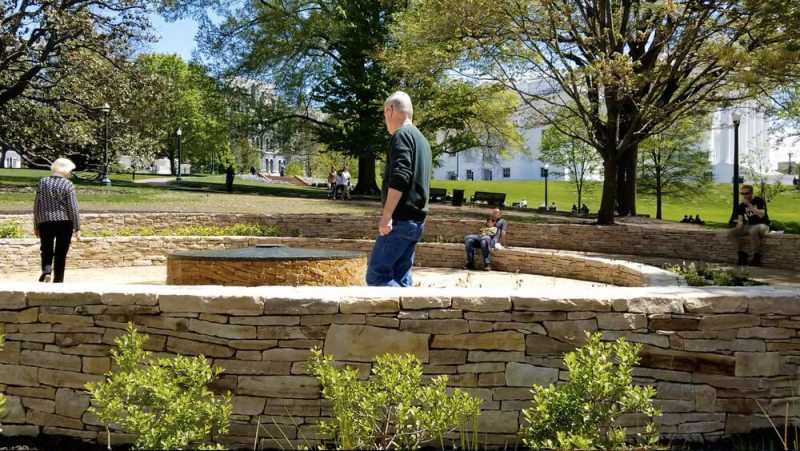 the Mantle Monument in Virgina to honor Indigenous people