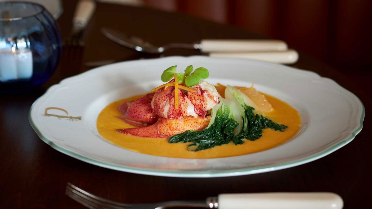 Lobster at The Inn at Little Washington