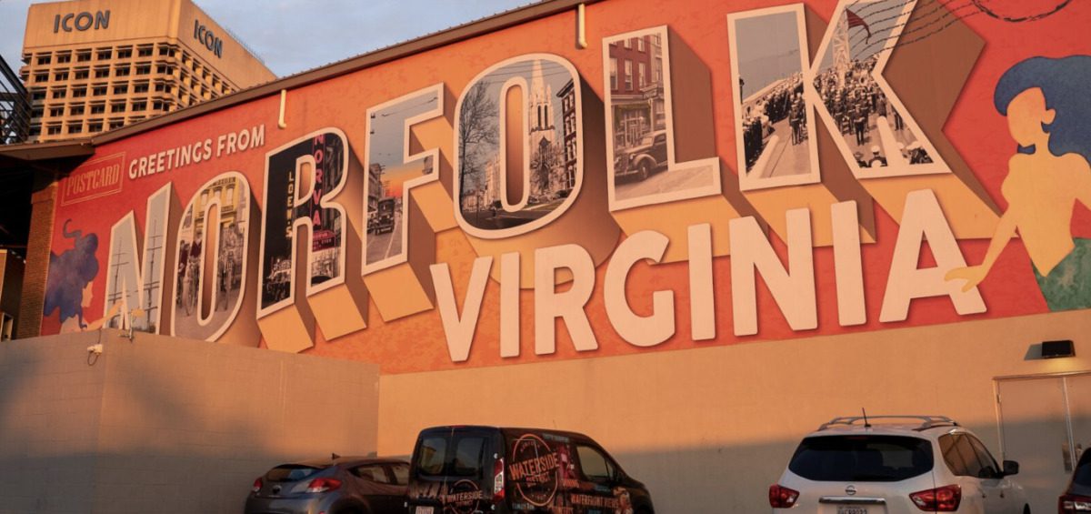 colorful norfolk, virginia mural 
