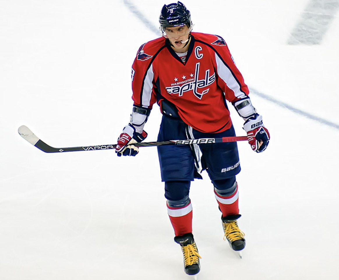 Washington Capitals forward Alex Ovechkin 